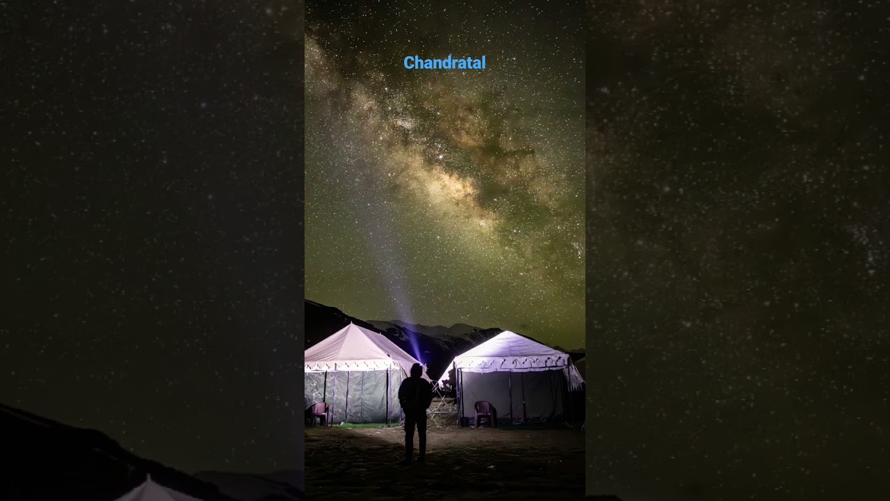 CHANDRATAL ||Himachal#shorts#youtubeshorts #camping #glamping #travel #sunset #adventure