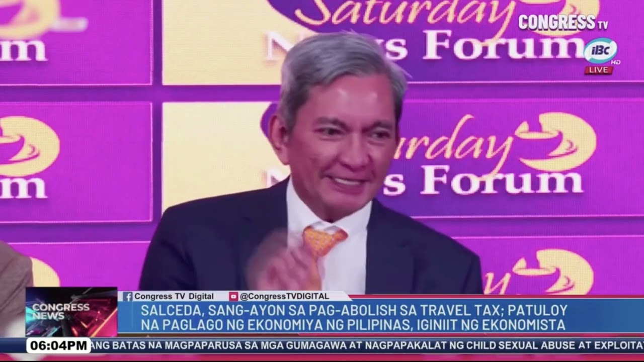 #CongressNews | Salceda, sang-ayon sa pag-abolish sa travel tax; patuloy na paglago ng ekonomiya