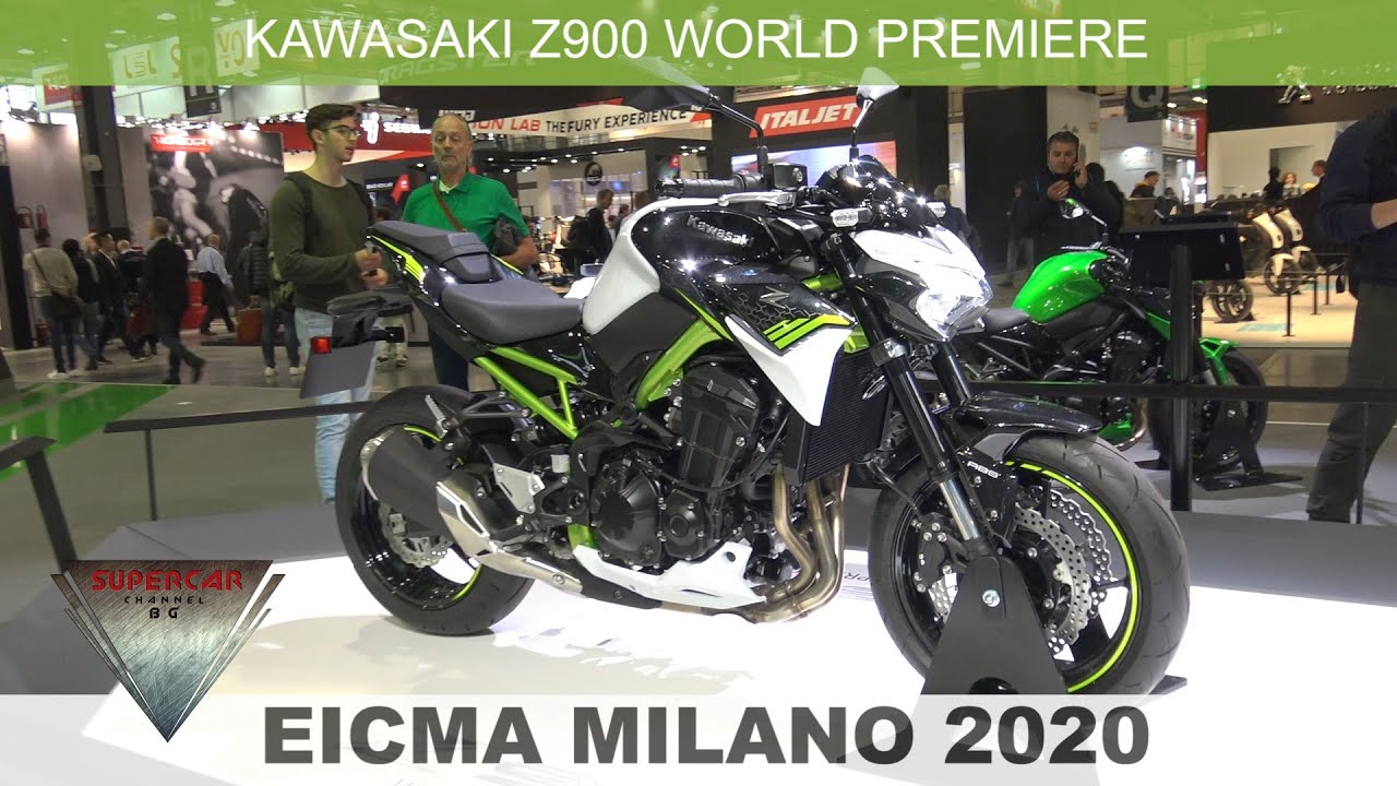 2020 Kawasaki Z900 Walkaround World Premiere at EICMA 2019 Fiera Milano Rho