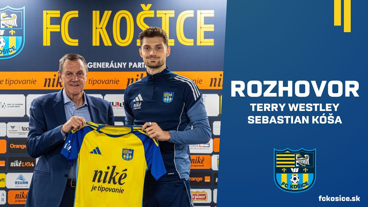 Nová posila Sebastian Kóša a športový riaditeľ Terry Westley o zmene v kádri žlto-modrých