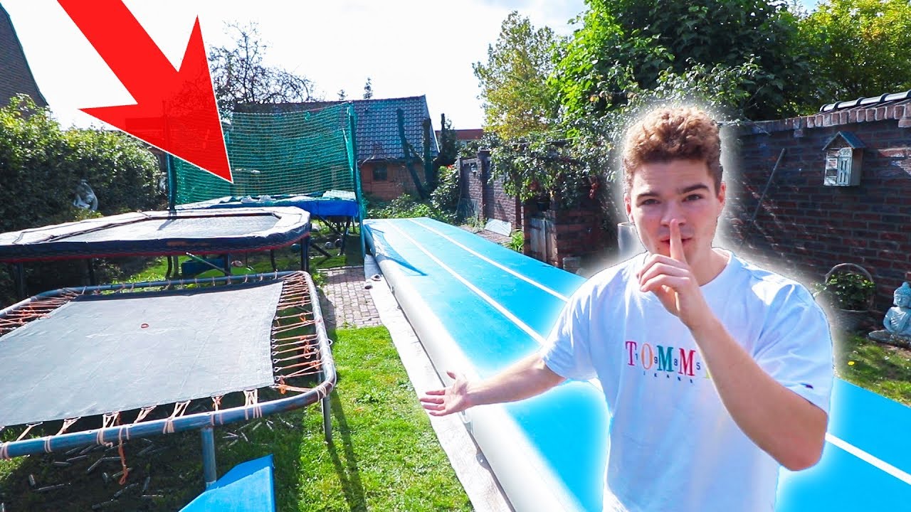 SNEAKING INTO JESSE HEFFELS BACKYARD!!