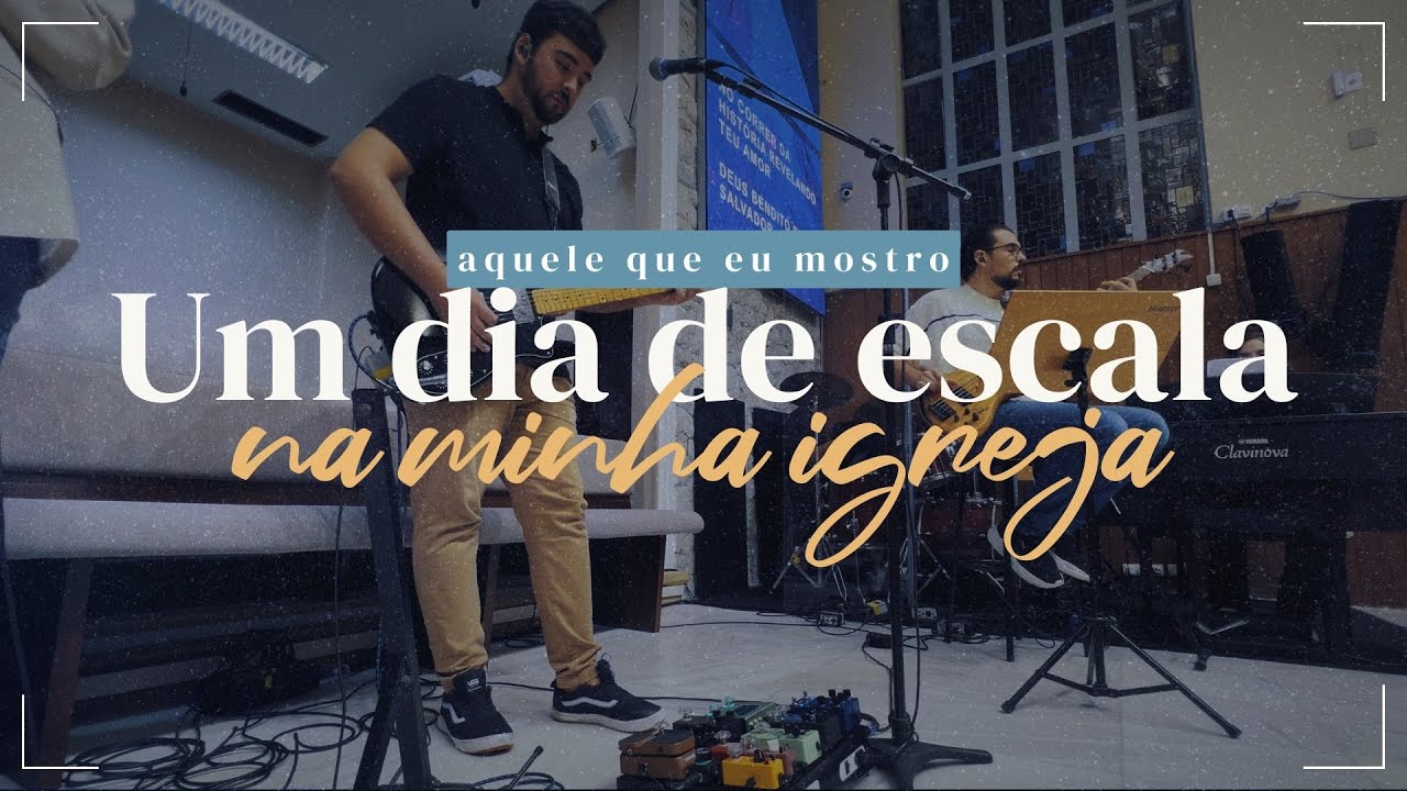 UM DIA DE ESCALA na Minha Igreja + Guitar Cam | #guitarcam #vlog03