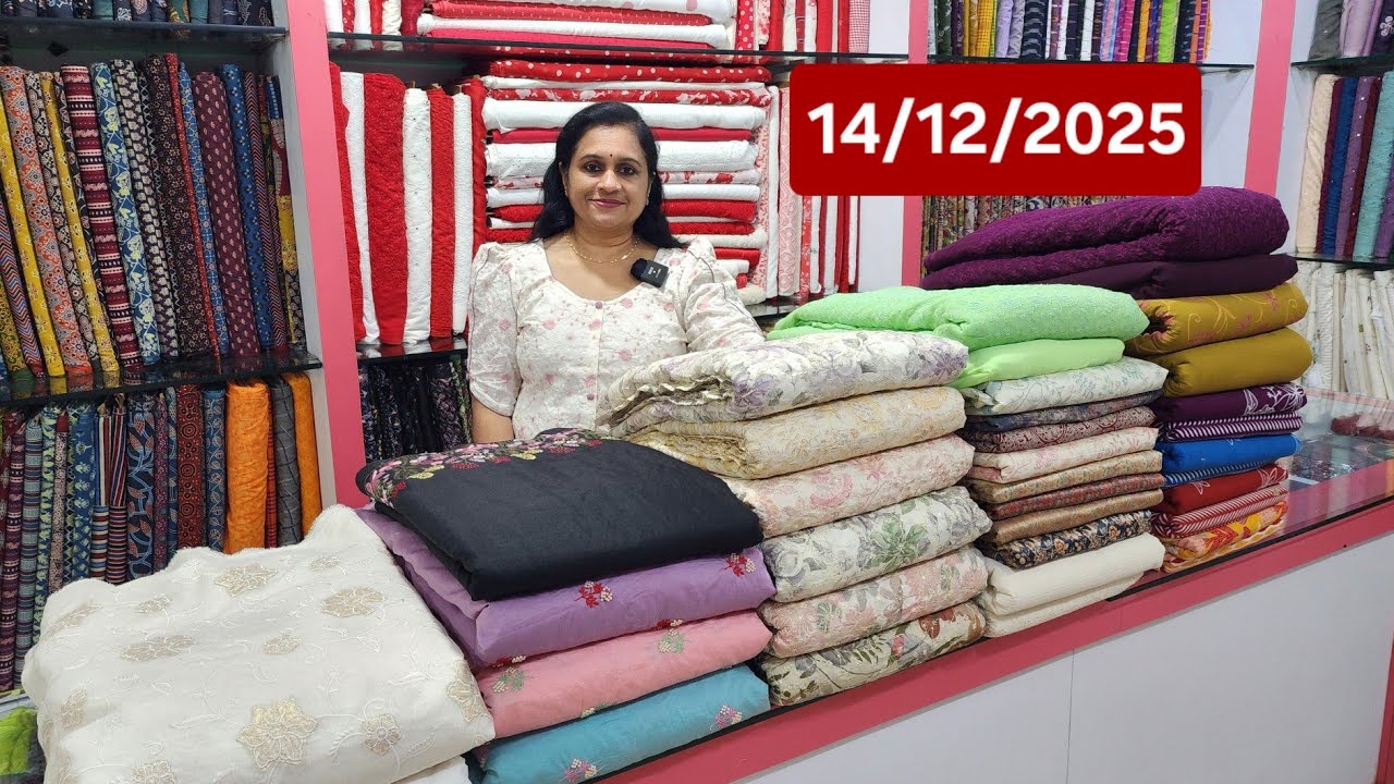Mul chanderi premium🌹Semi silk fabrics with embroidery &digital print 🌹Offwhiite collection 🌹&more 🌹