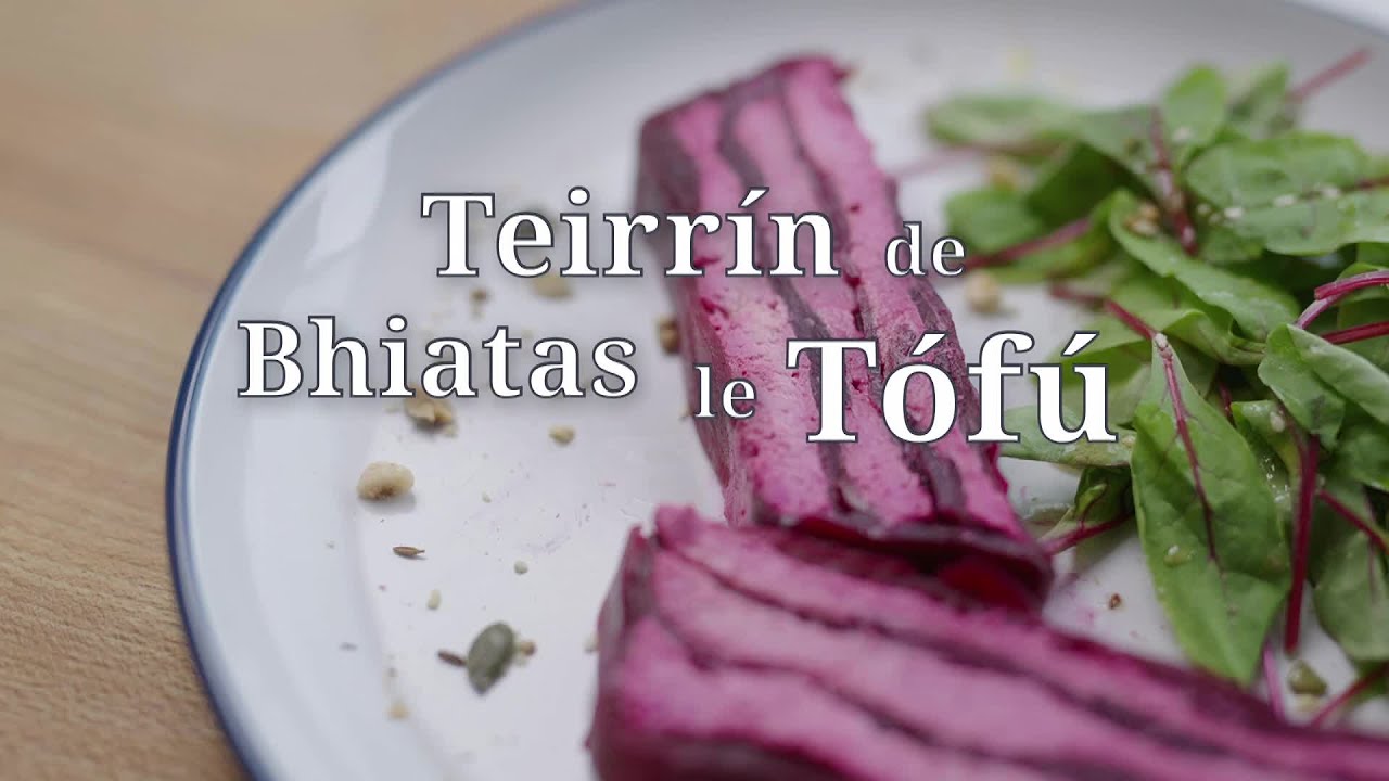 Planda go Pláta | Terrín de Bhiatas le Tófú  (Beetroot and Tofu Terrine - Vegan)🌿