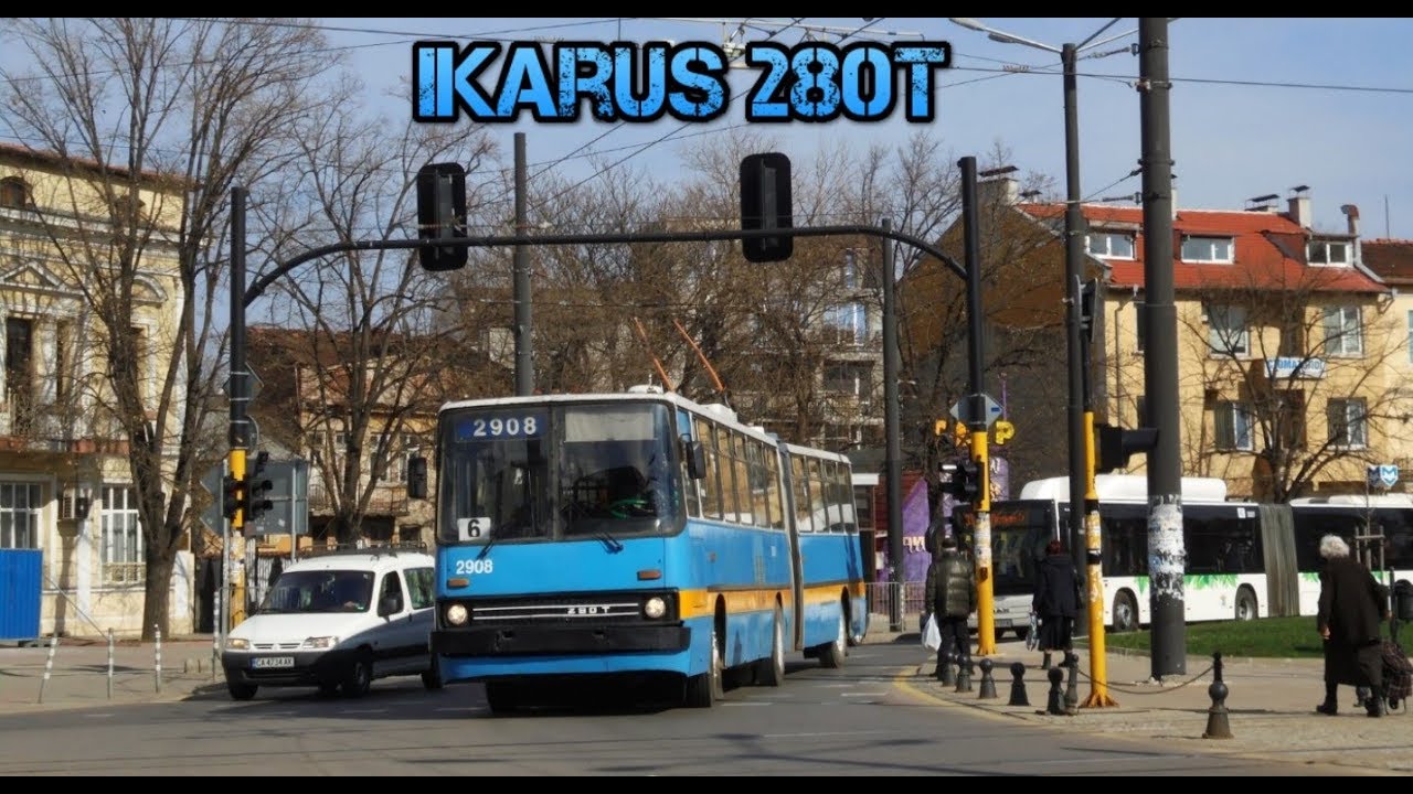 [720p] Sofia Trolleybuses | Ikarus 280.92T & 280.92T 