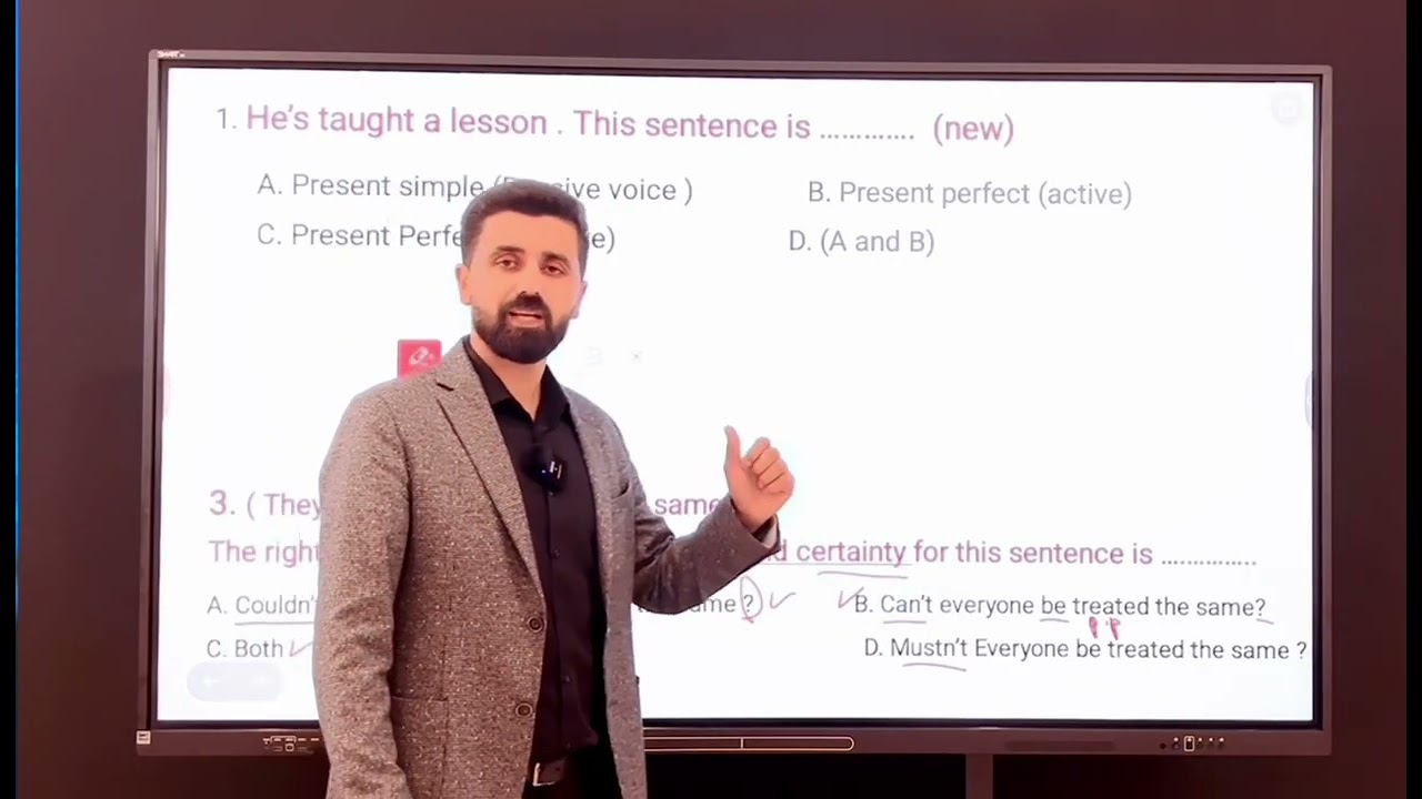 چەند پرسیاڕێکی نوێ و فکری لە سەر بابەتی بکەر نادیار کە دەکڕێت ئەمساڵ ئەم جۆرە پرسیارە بێتەوە !