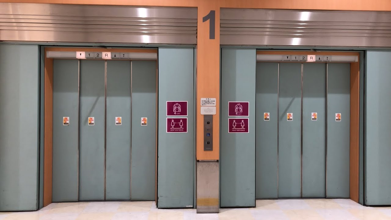 【福岡県 粕屋町】イオンモール福岡 エレベーター（MITSUBISHI）
