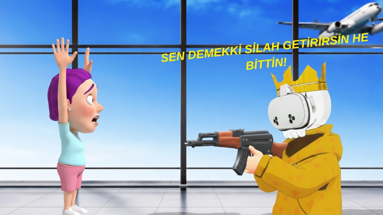 Havalimanında güvenlikçi oldum Manyak Kişiler geldi!