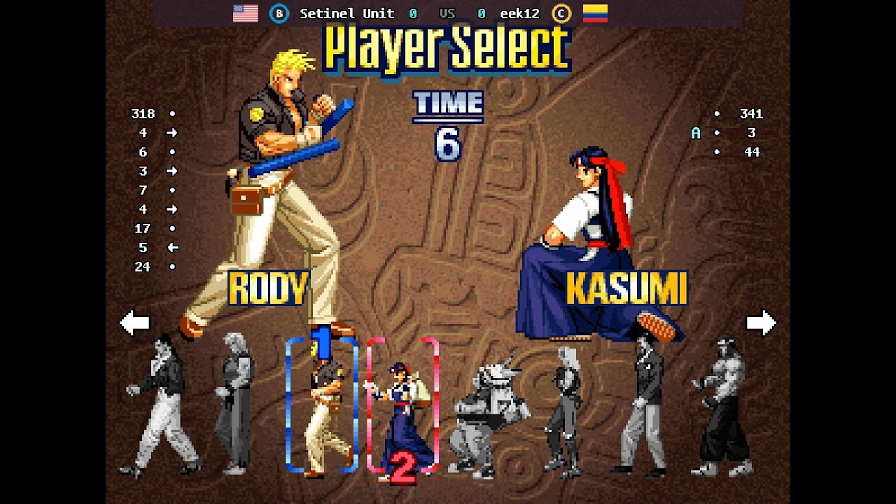 Art of Fighting 3 - 🇺🇸 Setinel Unit(B) vs 🇨🇴 eek12(C) | Fightcade (2026-03-17 02:01 UTC)