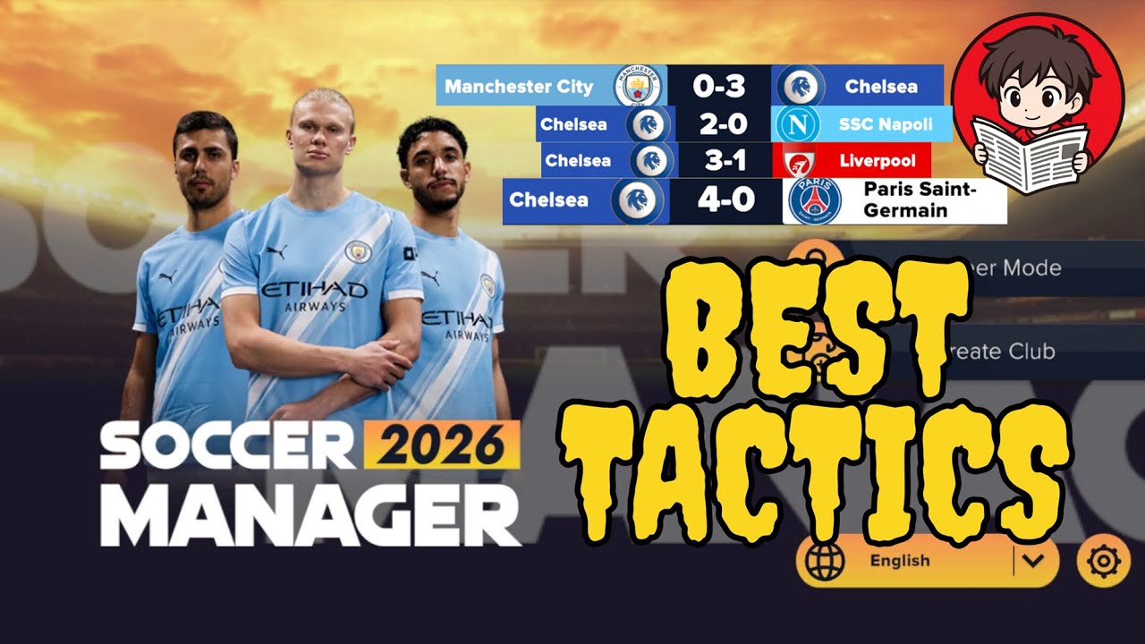 BEST TACTICS in Soccer Manager 2026