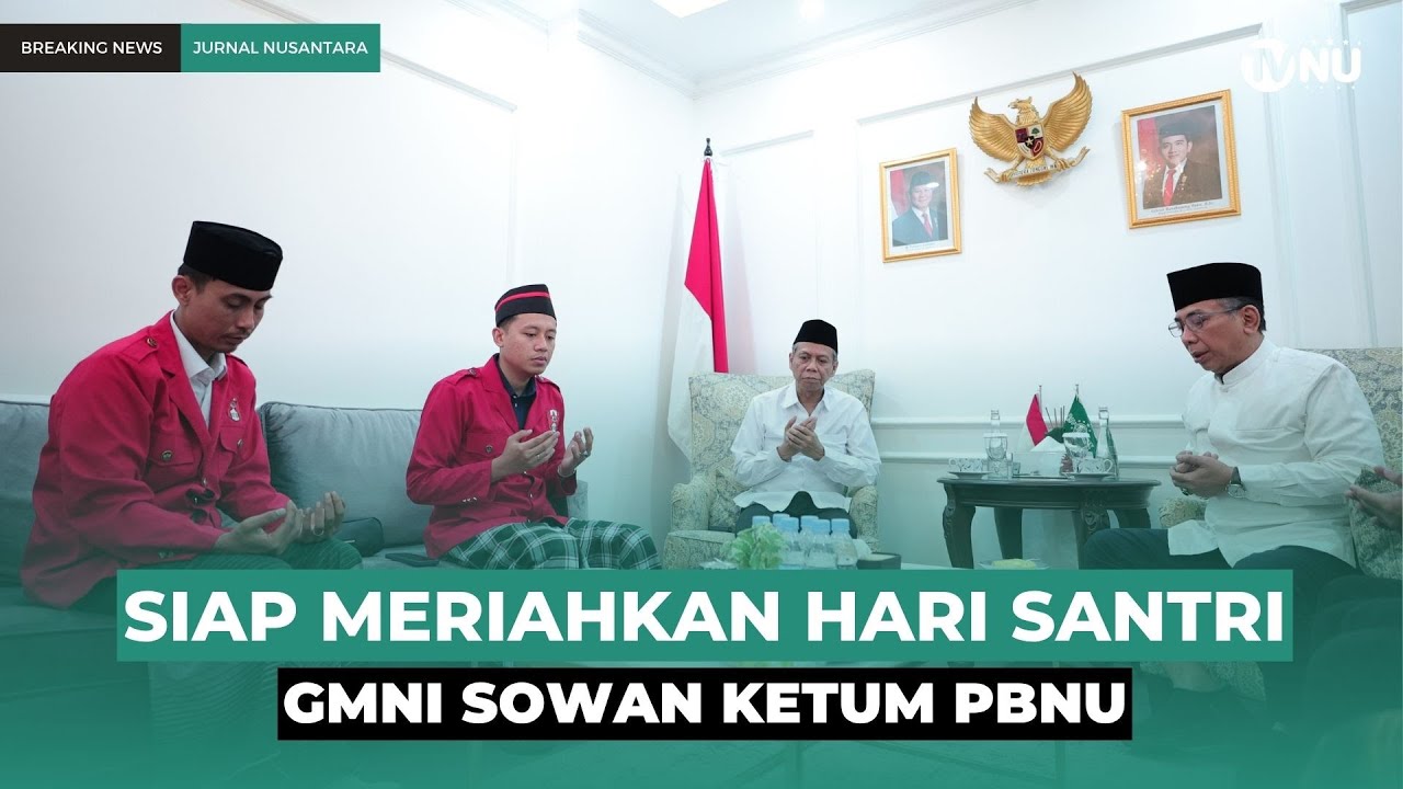Siap Meriahkan Hari Santri, GMNI Sowan Ketum PBNU