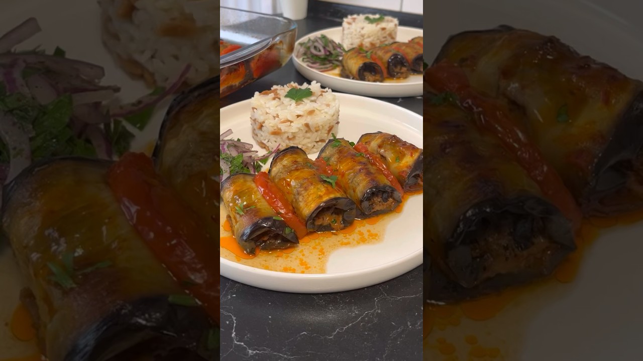 Patlıcan sarma tarifi yorumda
