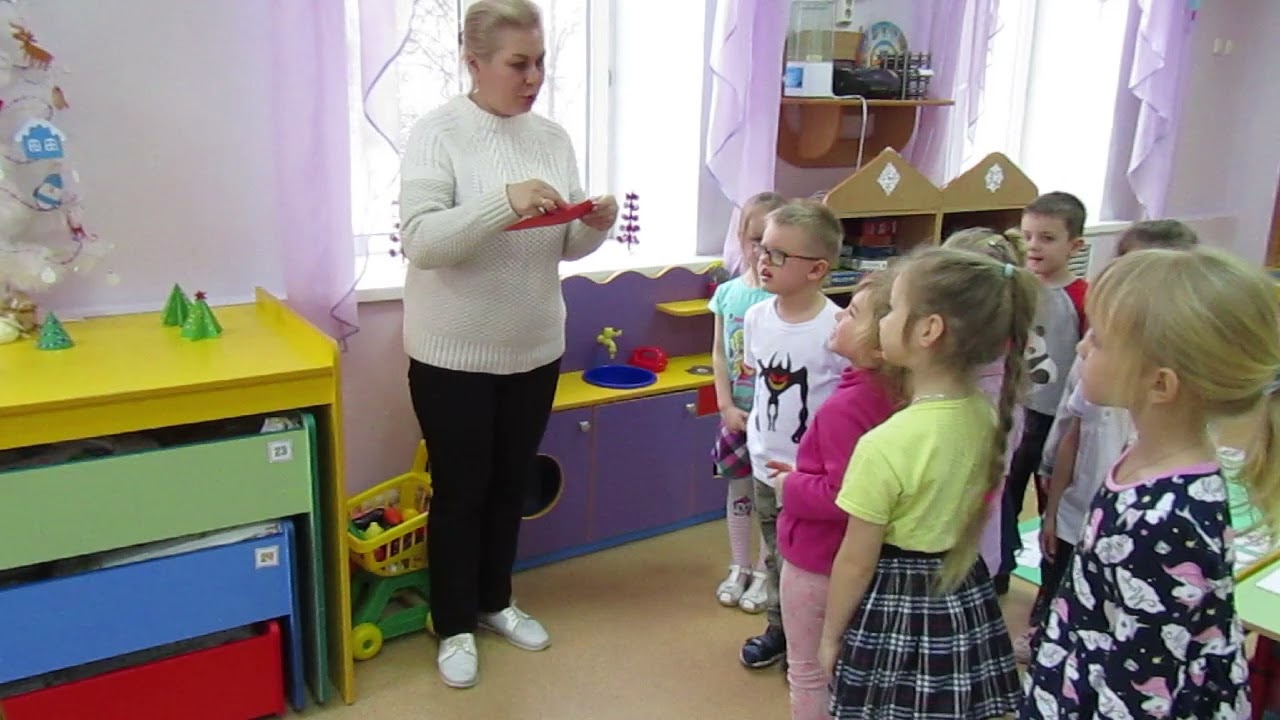 Занятие по ФЭМП в средней группе 
