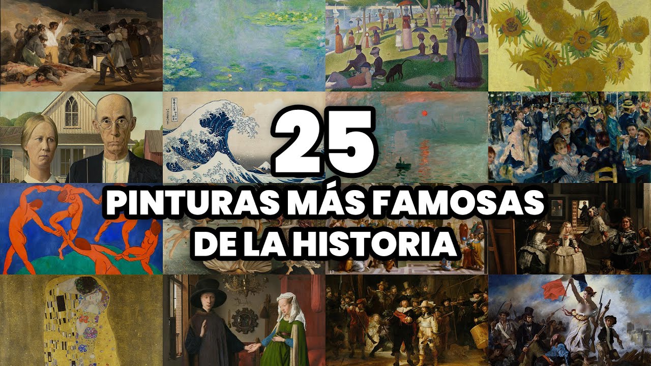 Las 25 CUADROS más Famosas de la Historia del Mundo (2025)