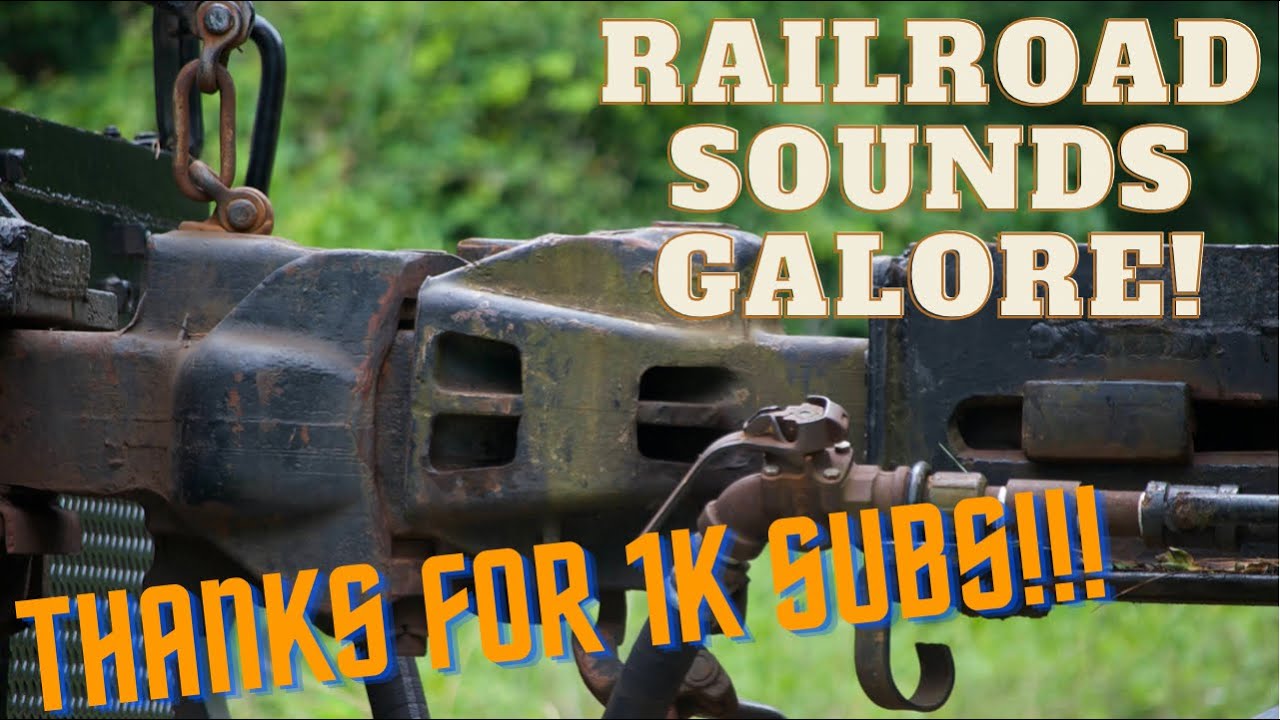 USE HEADPHONES! A Compilation of Great Train Couplings, Taking Slack, and Wheelslip! 4K Video!
