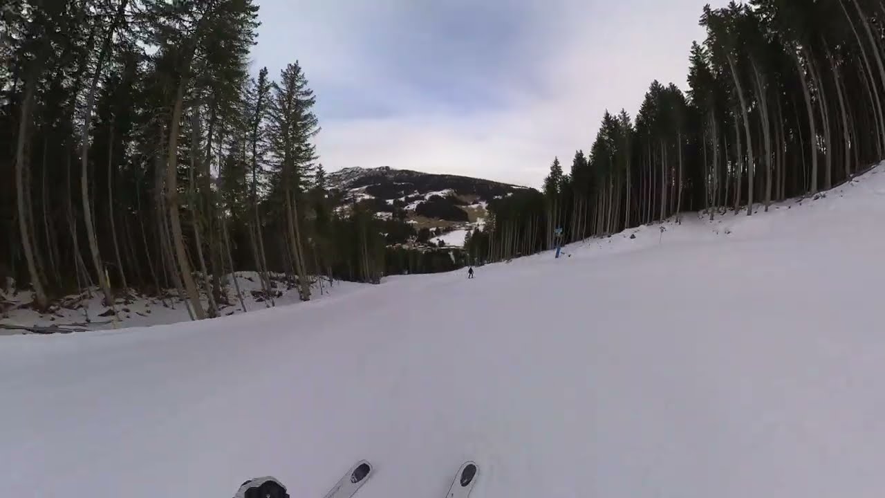 Skiing Mayrhofen 2025 [4K] Piste 16 - Black Attack