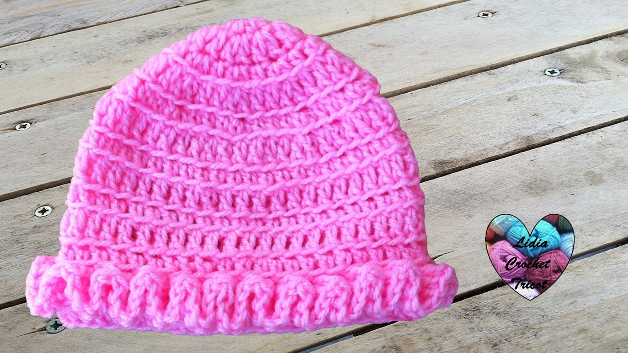 Bonnet bébé crochet wiggly crochet / Gorrito bebe crochet