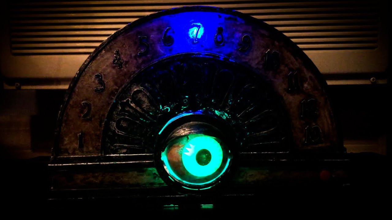 (Unreleased Prototype) Gemmy 2015 Eyeball Elevator Dial Demo
