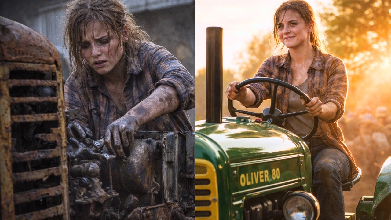 Kicked Out at 18, She Bought an Oliver Tractor for $300 — What It Became Changed Everything