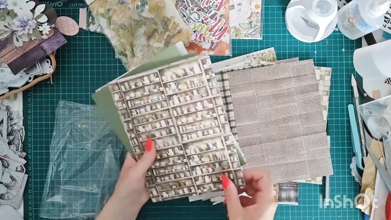 Распаковка))) бумаги и декора. И немного работ. Август 2025. #скрап_в_ночи