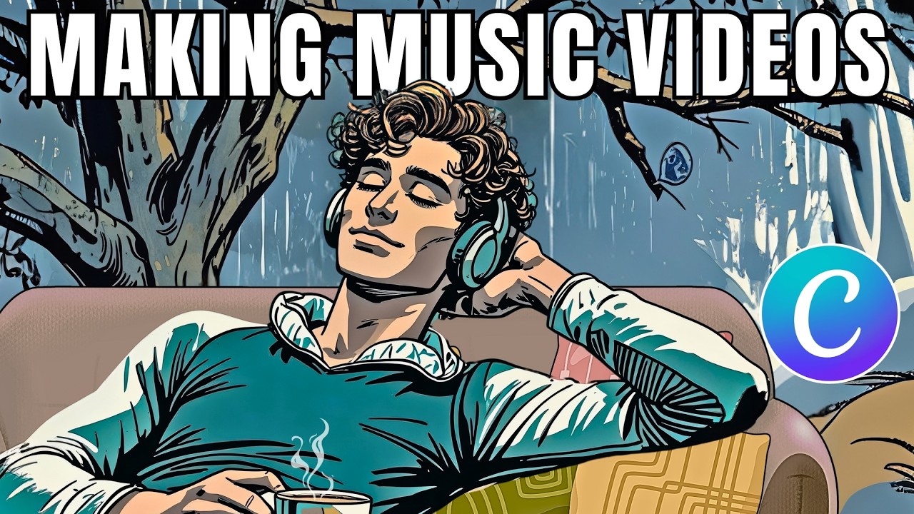 How I Created an Animated Music Video Step-by-Step With Canva & AI!