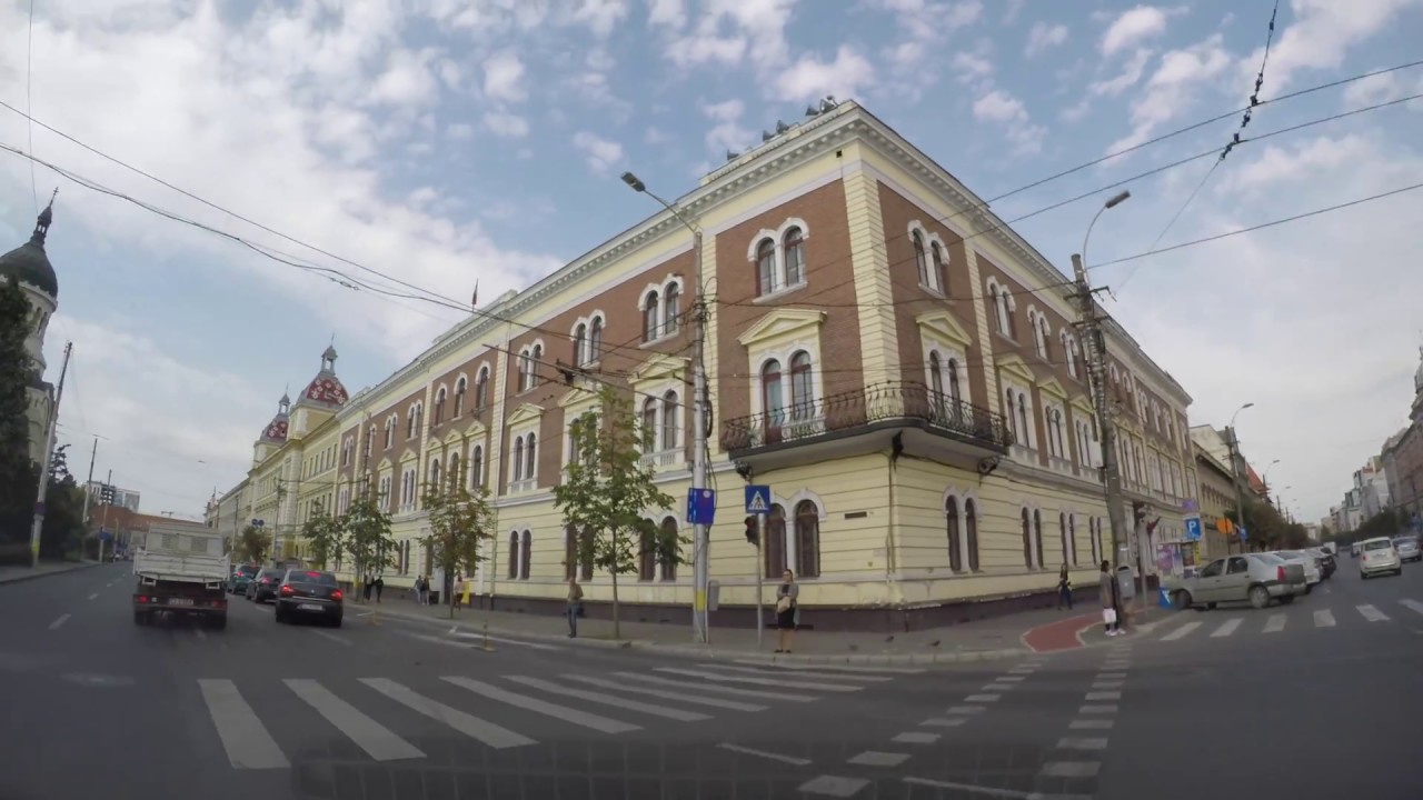 Cluj airport to City Center 4K