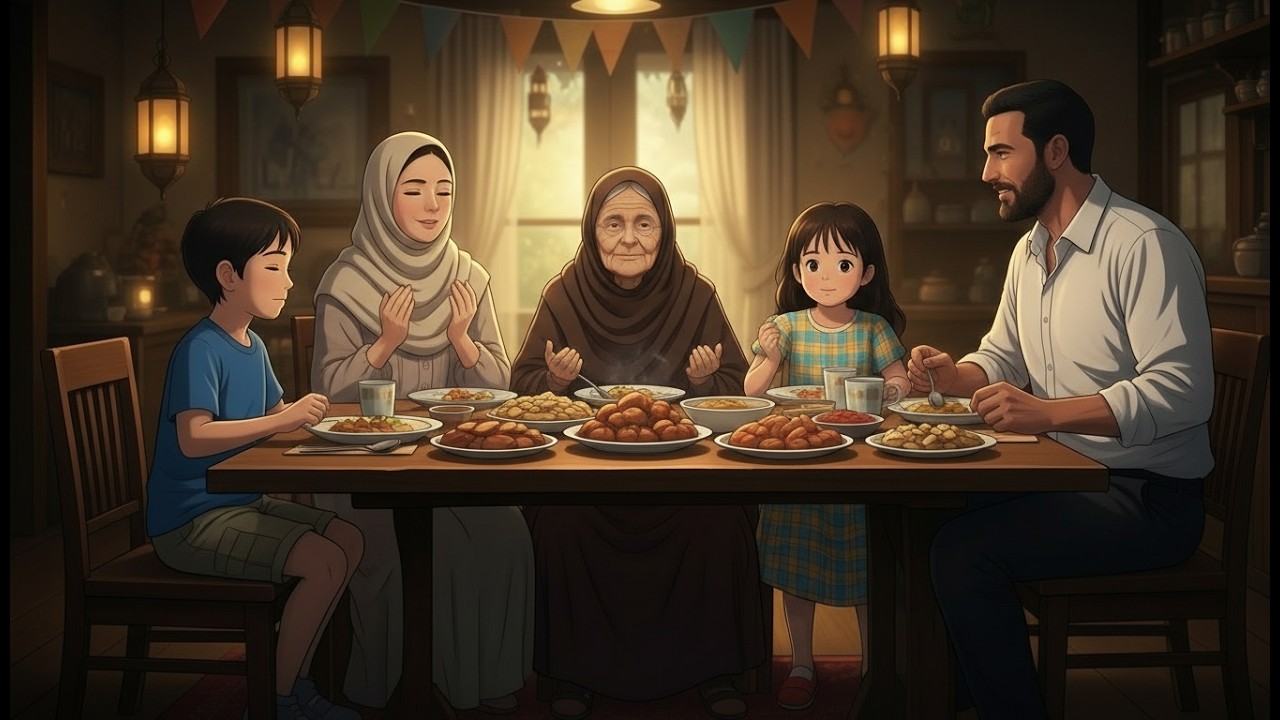 روتين يوم جميل فى منزل جدتى وتجهيزات رمضان | Ghibli style