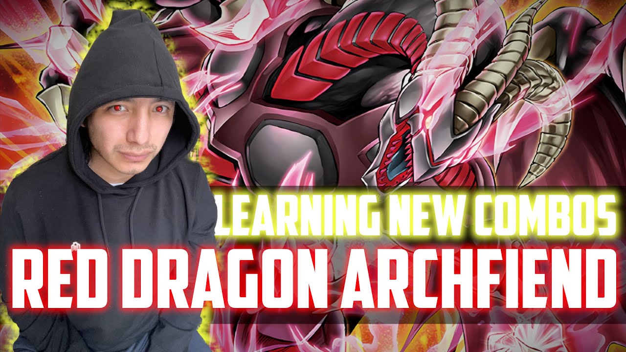 Learning NEW Red Dragon Archfiend COMBOS | Jack Atlas (The Master of Faster) | The Crimson King 👿