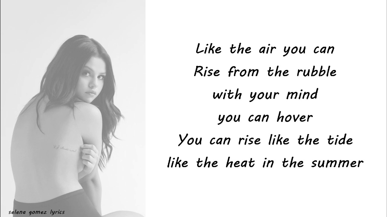 Selena Gomez - Rise Lyrics
