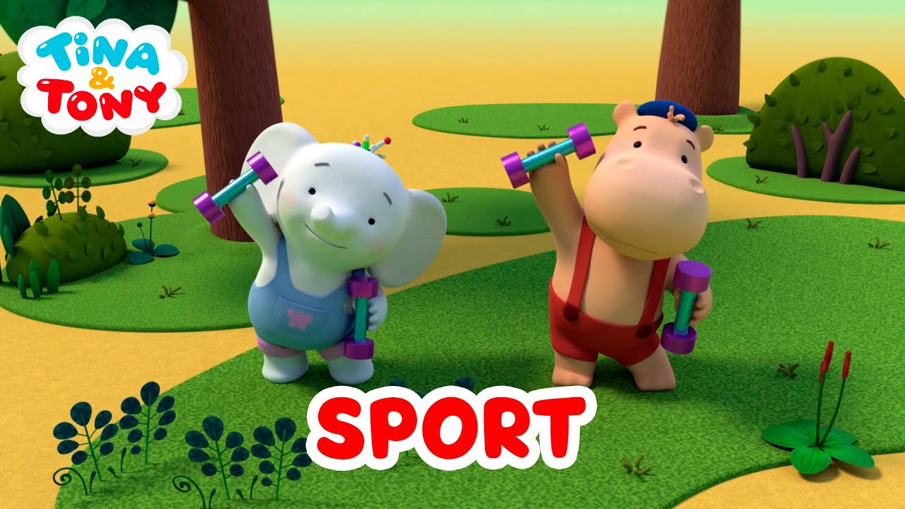 Nous faisons du sport avec Tina et Tony | Tina & Tony | Dessin animé