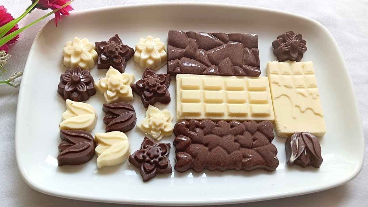 Quick and Easy Homemade Chocolate Bars: Milk and  White Chocolate Recipes (No Cocoa Butter)চকলেট বার