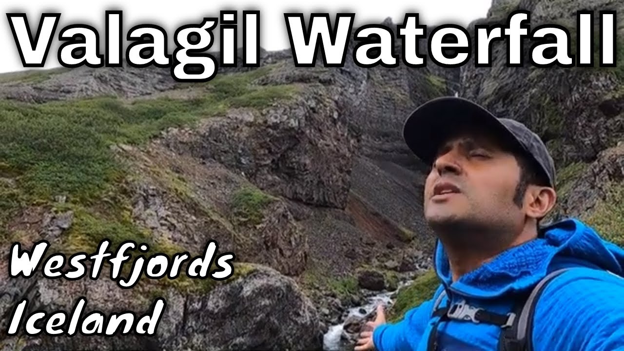 Valagil Waterfall Hike - Westfjords Iceland