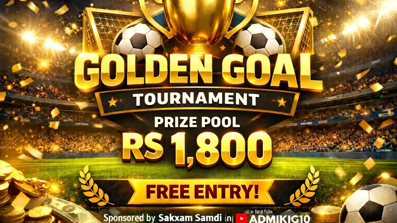 EPIC BATTLE !! eFootball Mobile Golden Goal Tournament 🏆 | Rs 1800 Prize Pool | Free Entry