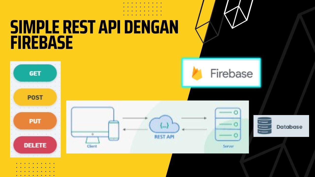 Membuat Rest API dengan menggunakan firebase, simple banget...