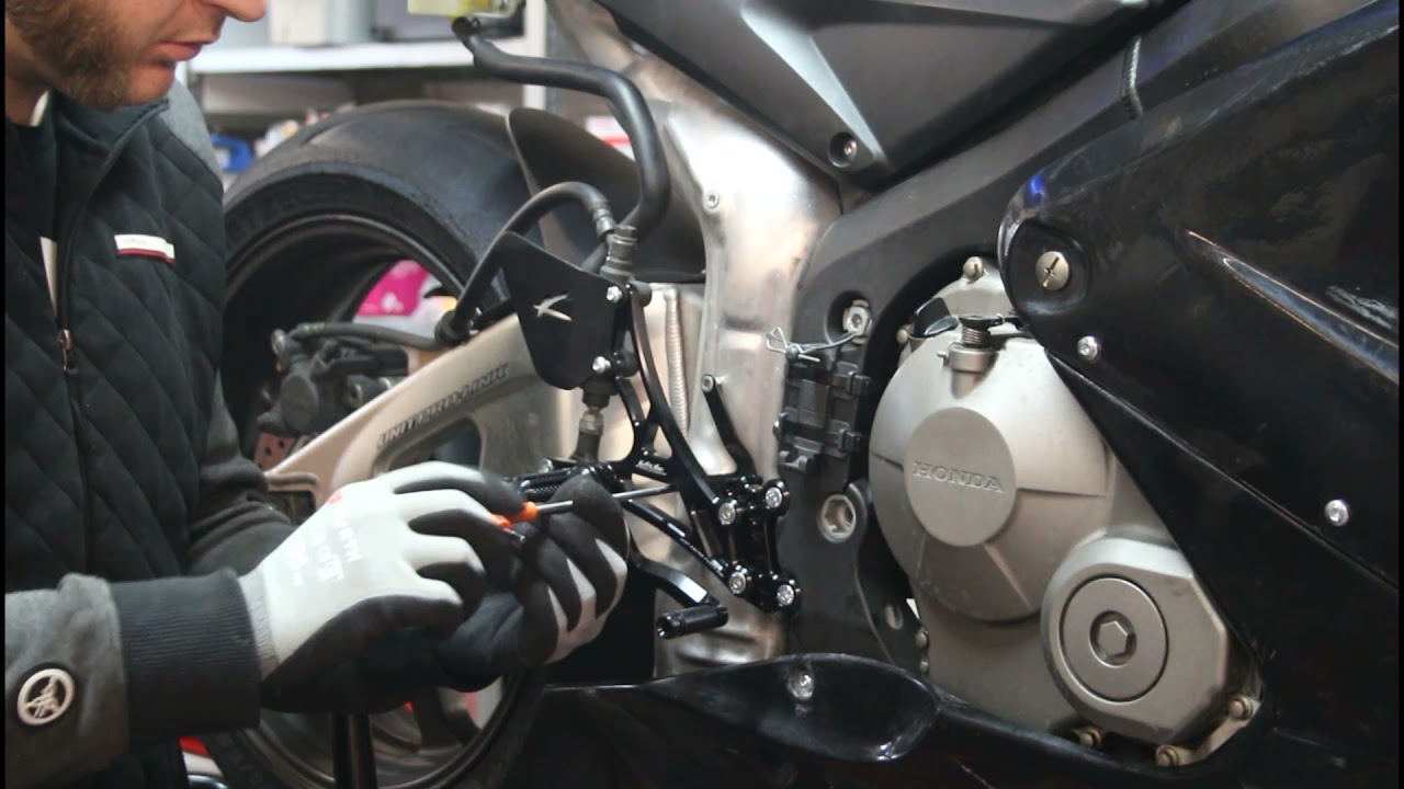 Honda CBR600RR rearset ValterMoto shop brake side