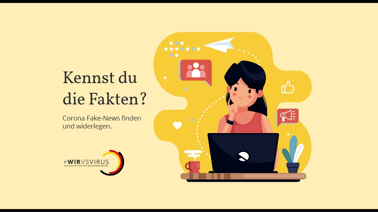 Check the Fact &ndash; Der KI-basierte Fake-News-Checker #WirVsVirusHack