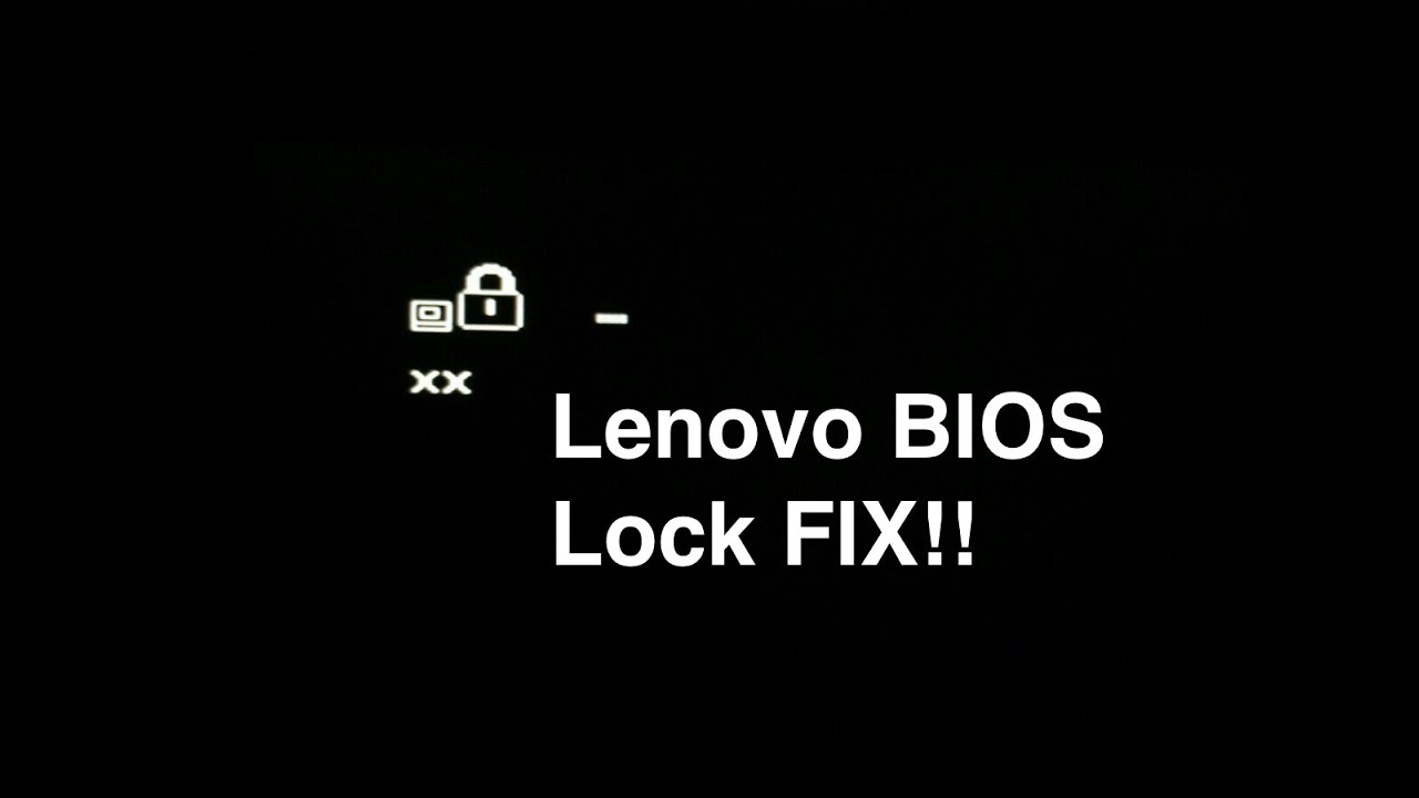 Исправление блокировки паролем при включении питания Lenovo Thinkpad