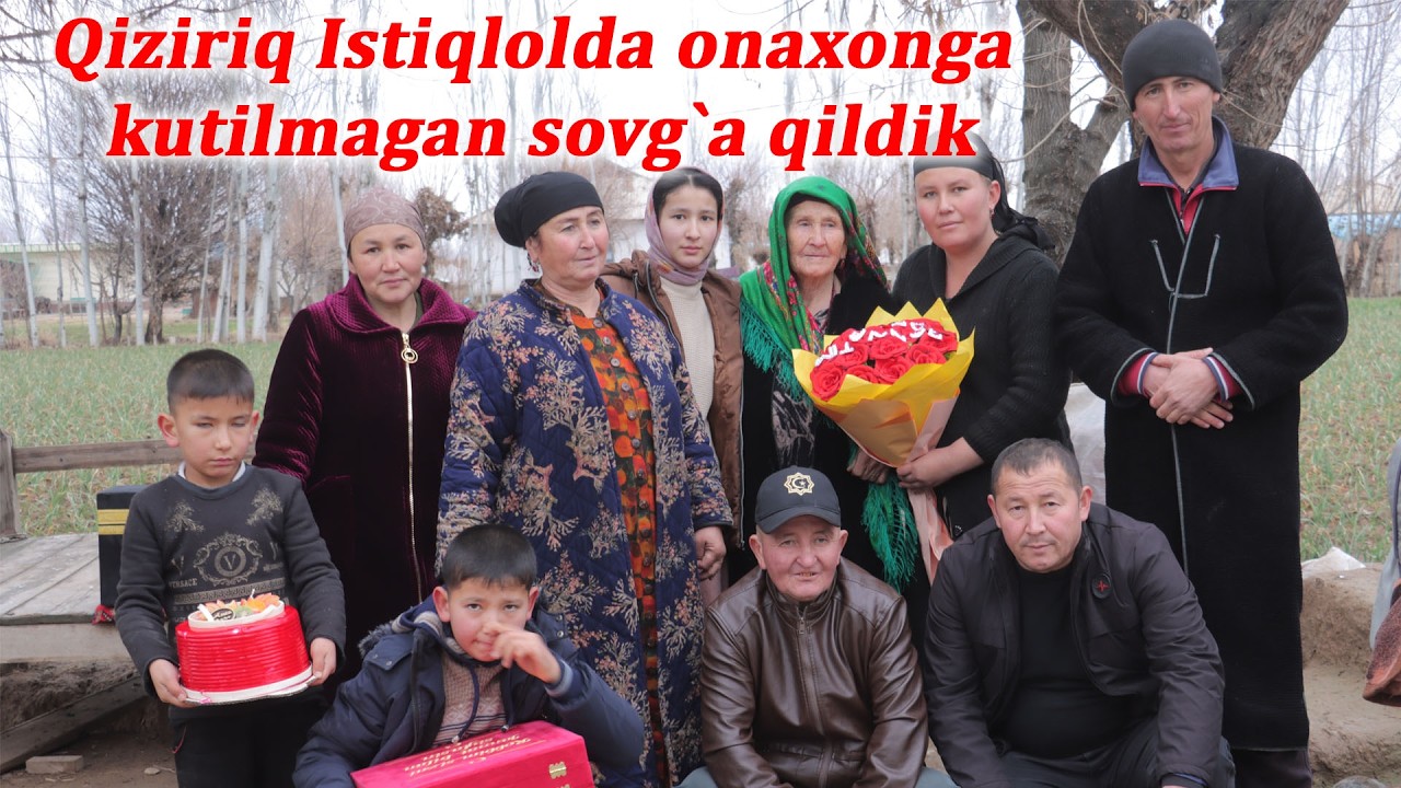 Qiziriq Istiqlolda onaxonga kutilmagan sovg`a qildik