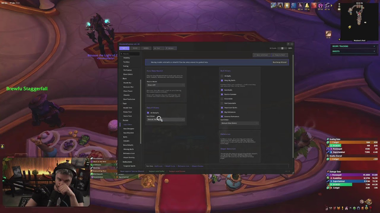 🔴[1440p] heal en +15, 1ere saison en druide - 270 ilvl 4p - interface en description
