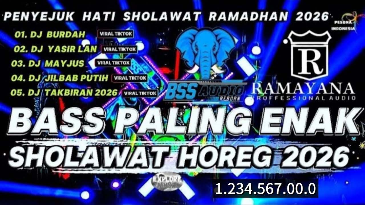 DJ SHOLAWAT PALING ENAK FULL BASS MIDDLE BEDIL🔥Feat BSS AUDIO RAMAYANA TEBARU 2026 CEK SOUND DJ 