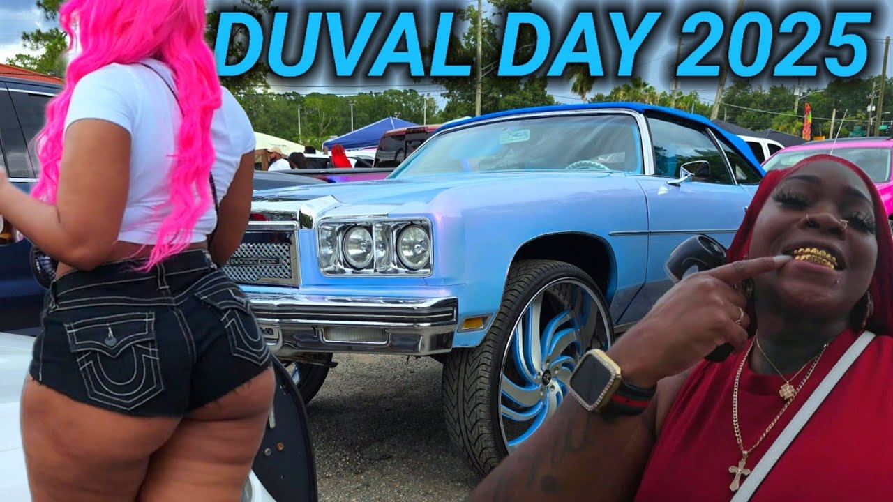 DUVAL DAY 2025 BLOCK PARTY JACKSONVILLE,  FLORIDA BIG RIMS / CUSTOM CARS / VIBIN / STREET PARTY