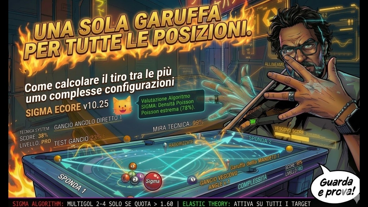 Il Biliardo che Conta SPECIAL - Una sola GARUFFA per tutte le posizioni. Conteggio semplice semplice