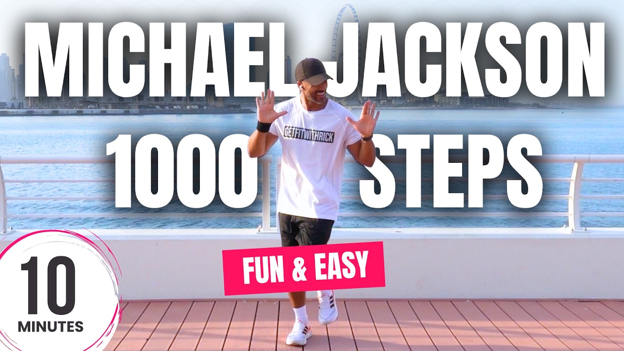Убираем жир с живота под Michael Jackson | 1000 шагов | 10 минут, без прыжков