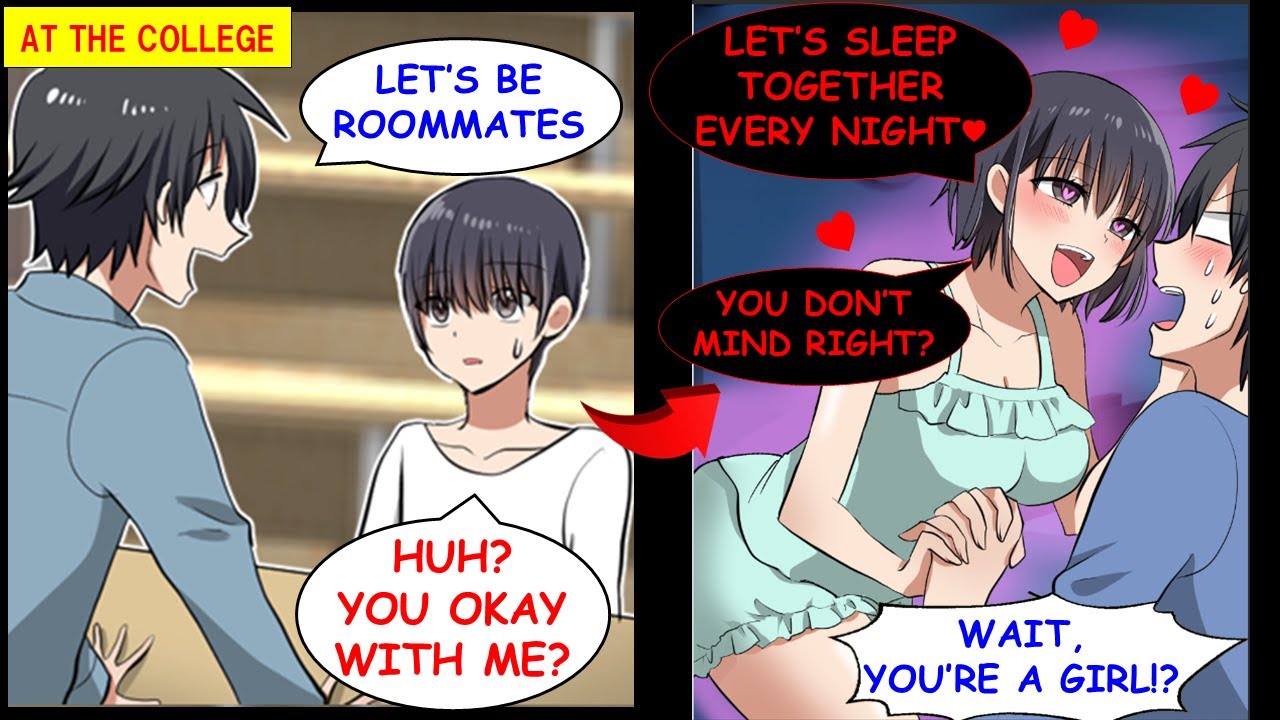 I Started Rooming With My Buddy, Only To Find Out “He” Was A Cute Girl Obsessed With Me.[Manga Dub]