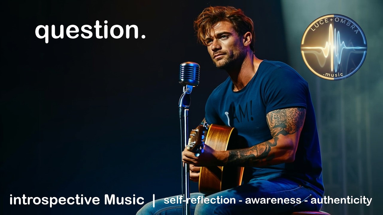 question.  |   LUCE + OMBRA music - introspective - self-reflection - awareness - authenticity