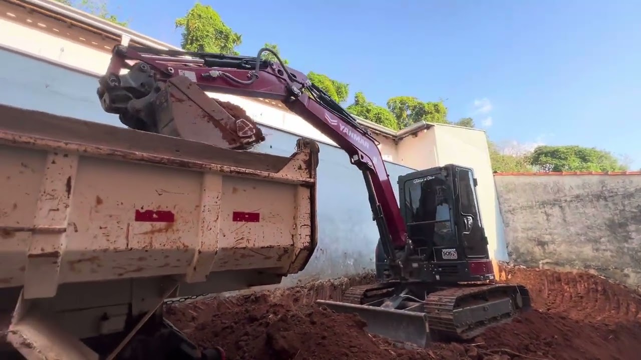 Corte terreno yanmar vio-55
