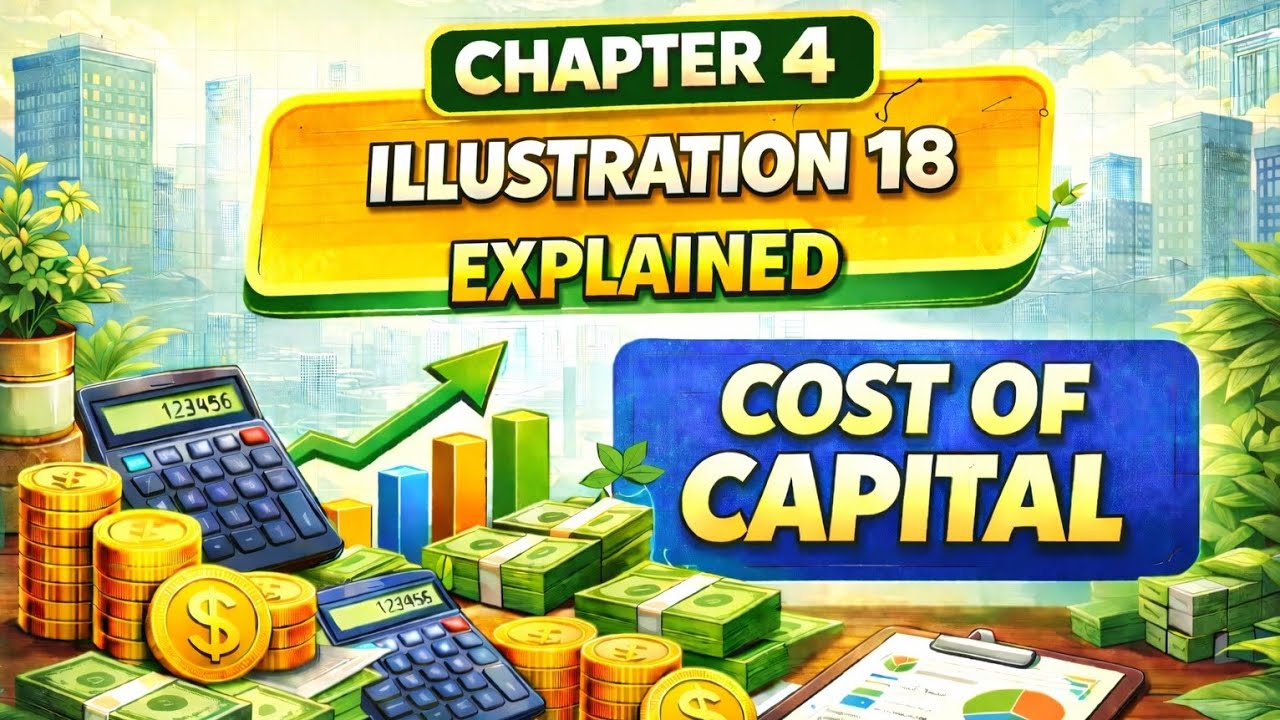 Cost of Capital | Illus. 18 solved & explained | CA Intermediate 