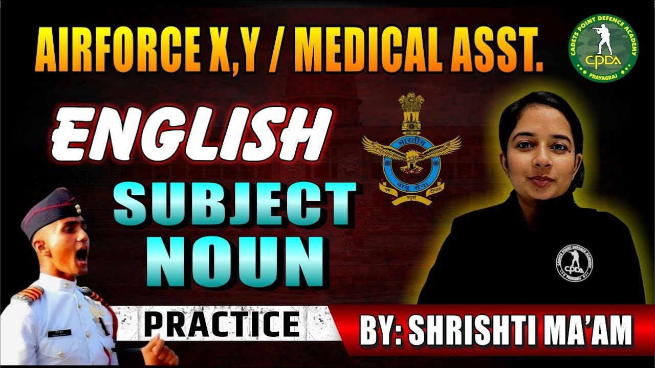 English Practice for Airforce Medical Assistant I Airforce X,Y Group I Navy SSR, MR I Shrishti Mam