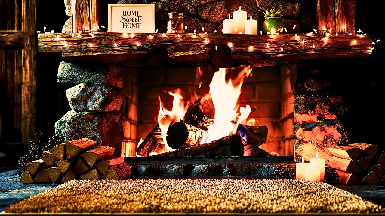 Finally Home. 🏠 Warm Fireplace to heal your soul after a long day
