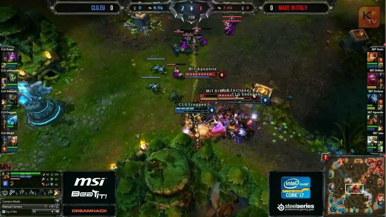 [LOL] CLG.EU vs Made in Italy - DreamHack Summer 2012